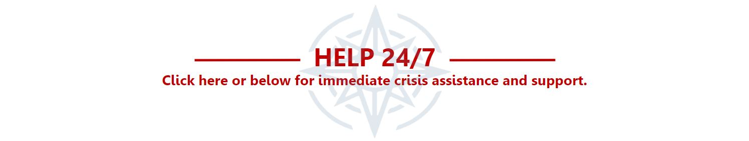 Help 24/7 logo.  Click to access crisis lines. 